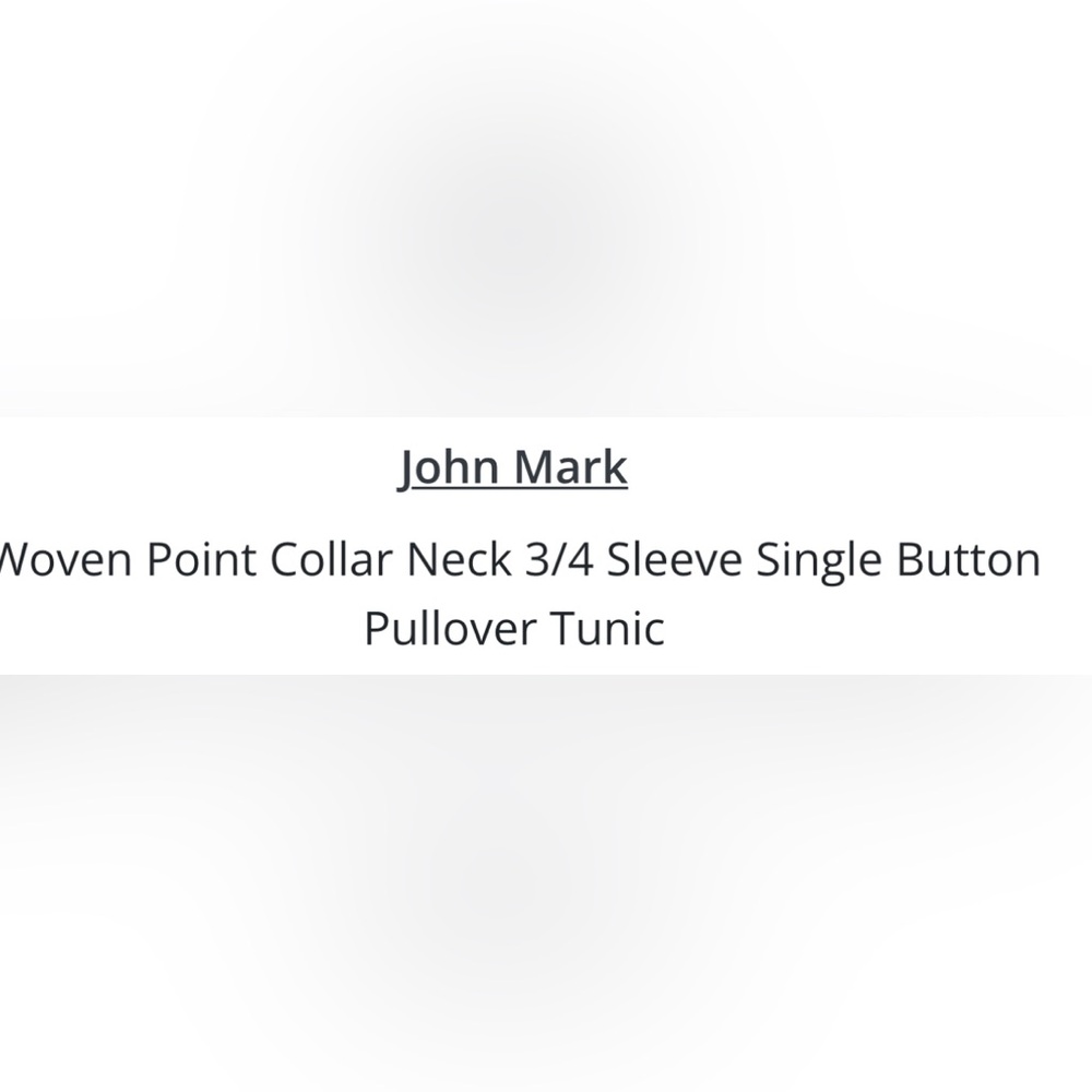 John Mark petite medium pullover tunic - Picture 3 of 4